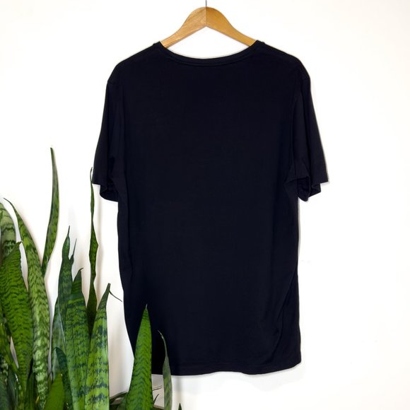 Acne Studios Face Logo Patch T-Shirt Black - Sz L - Picture 2 of 6